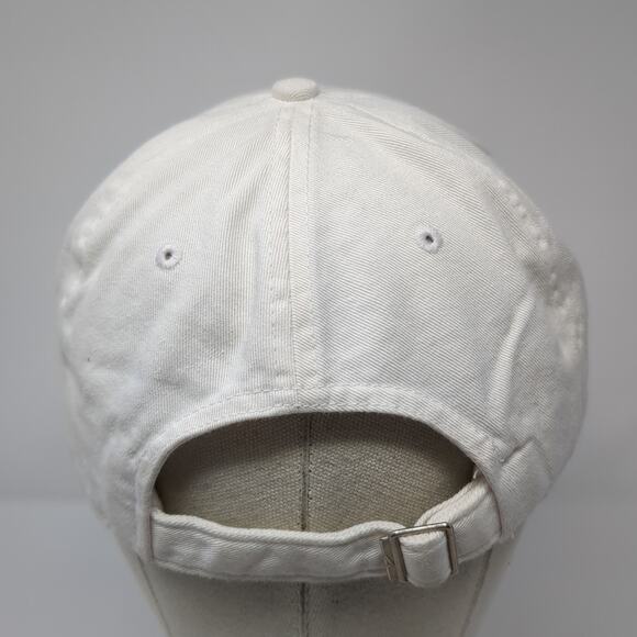 D Football Slideback Hat White One Size Embroidered Nike Heritage86 - Picture 6 of 10